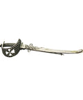 1880's Antique Victorian Silver Large Sword Pin Brooch