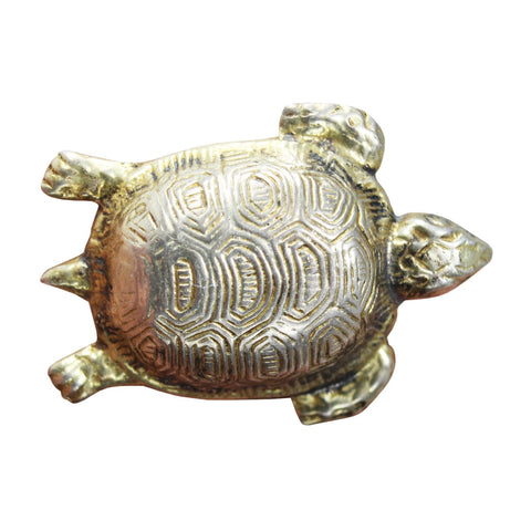 Turtle Silver Brooch Vintage
