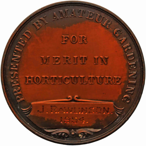 1954 Medal Award of Garden Merit British Large Medallion Vintage
