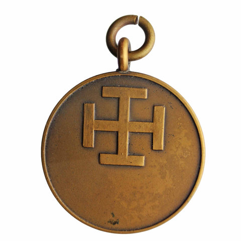 Vintage Sport Medallion Sport Trophy British Medal Cross