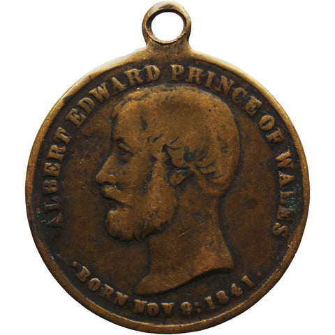 1872 Medallion Albert Edward Prince of Wales Born Nov 9 1841 St Paul Cathedral