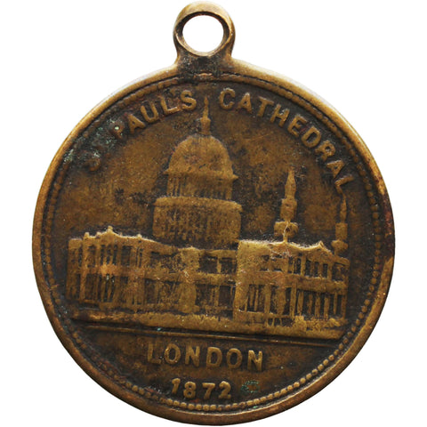 1872 Medallion Albert Edward Prince of Wales Born Nov 9 1841 St Paul Cathedral