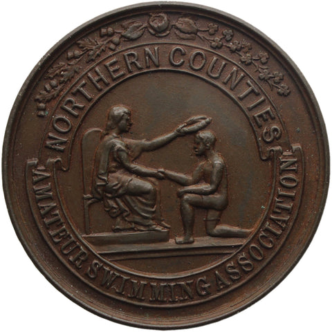 1922 Bronze Sport Award Medal United Kingdom Collectable Northern Counties Runners Championship