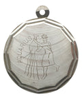 Vintage Silver Zodiac Signs Aquarius Pendant