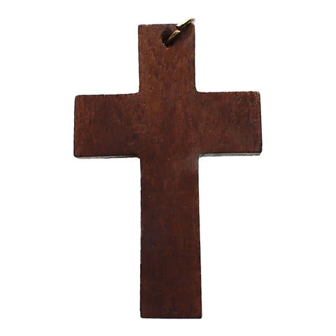 Wooden Vintage Cross Pendant