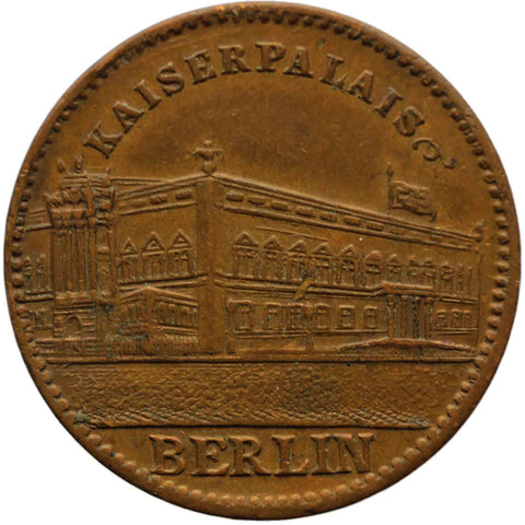 1888’s Germany Empire Kaiser Wilhelm II, German Emperor Berlin Kaiserpalais Medal