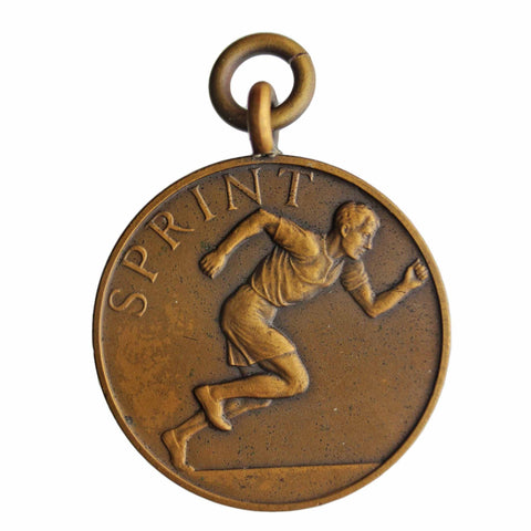 Vintage Sport Medallion Sport Trophy British Medal Cross
