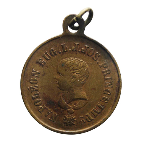 Antique Medal Napoleon III Baptism Medal Napoléon Prince Imperial