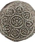 1793 (47) One Tangka Tibet Silver Coin Kong-par Tangka Eight lucky signs around lotus