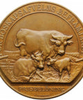 1929 Swedish Medal Sodermanland County Cattle Breeding Award