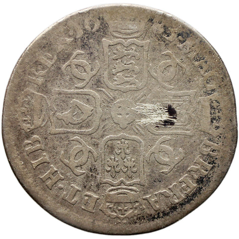1683 Sixpence Charles II Coin UK Silver