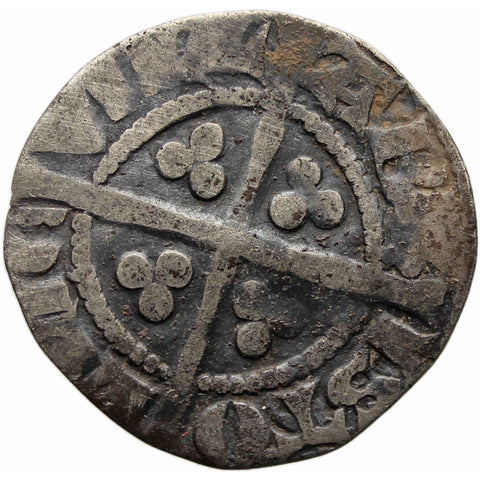England 1280-1281 One Penny Edward I Coin Silver Bristol Mint