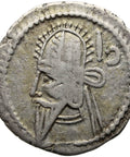 208-228 AD Kingdom Parthian Drachm Vologases VI Coin Silver