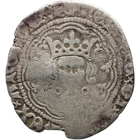 1422-1430 Henry VI Half Groat Calais Mint England Coin Silver