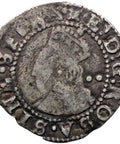 1594 - 1596 Half Groat Elizabeth I Coin 6th issue Silver London Mint Woolpack Mintmark