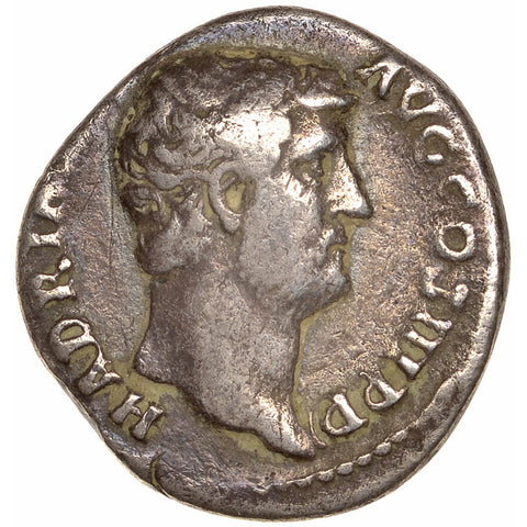 130-133 AD Roman Empire Coin Hadrian Denarius AEGYPTOS Egypt Silver