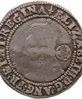 1582 Sixpence Elizabeth I Coin Silver England Sword Mintmark Sword 5th issue