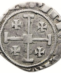1324-1359 Kingdom of Cyprus 1 Gros Coin Crusader Hugh IV Silver