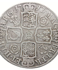 1712 Half Crown Anne Coin United Kingdom Silver Undecimo
