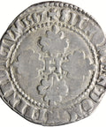 1587 Half Franc Henry III of France Coin Silver