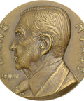 Large 1975 Vintage Denmark Hans Hvass Medal Bronze by H. Salomon Animal Protection Denmark - Dyrenes Beskyttelse