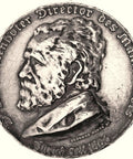 1901 Switzerland Zurich Silver Medal Karl Attenhofer Swiss composer, choir conductor and music teacher