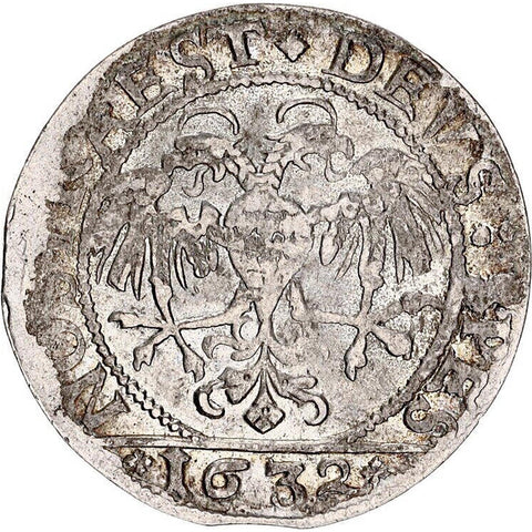 1632 Dicken Swiss Cantons City of Schaffhausen Coin Switzerland