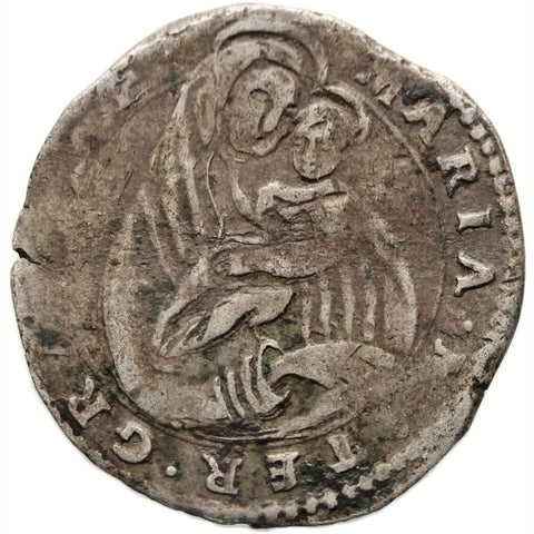1612-1626 1 Parpagliola Mantua Italy Coin Silver Ferdinando Gonzaga