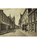 Belgium Schaalstraat – Poperingue Rue de la Balance Vintage Postcard
