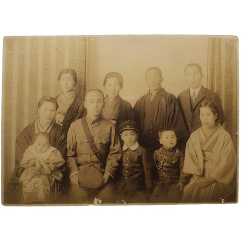 Japan Military Soldier Family Photo Japanese Army Photography World War I Era