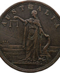 1820 1 Penny Australia Token Iredale & Co Sydney New South Wales