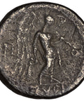90 BC Roman Republic Coin Quinarius Calpurnia Lucius Calpurnius Piso Frugi Silver