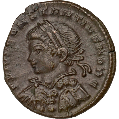 337 – 361 A.D. Roman Empire Coin Constantius II AE3 Campgate