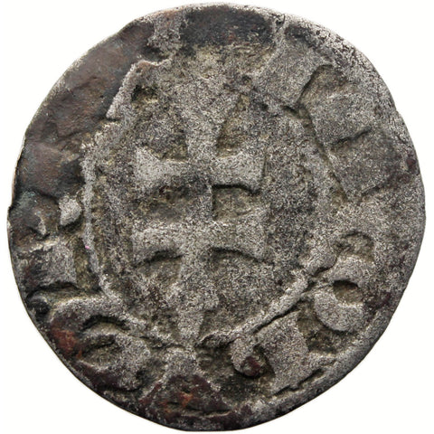 1213 - 1276 Denier Kingdom of Aragon James I Spain Coin Silver