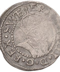 1562 1 Ferding City of Reval Swedish Estonia Coin Eric XIV Silver Type 1 without crown