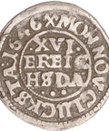 1646 1/16 Reichs Thaler Denmark Christian IV Coin Silver Legend type II; bust type II Denmark Gifts History