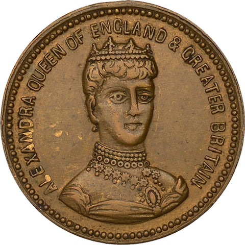 1902 Alexandra Queen of England Token