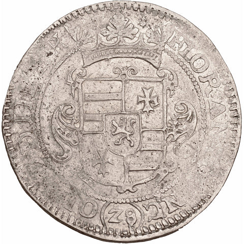 1637 – 1649 28 Stüber Anton Gunther von Oldenburg Germany Coin Lordship of Jever