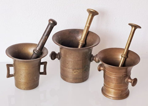Antique mortars (3) - Bronze - ZipZappa