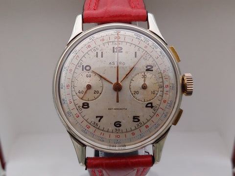 Astro - Chronographe Suisse - Landeron - "NO RESERVE PRICE" - 627501 - Men - 1950-1959 - ZipZappa