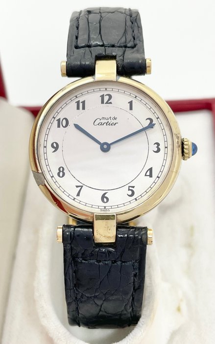 Cartier - Must de Cartier VendÃ´me GM - Ref. 590003- "NO RESERVE PRICE" - Unisex - 1990-1999 - ZipZappa