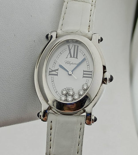 Chopard - Happy Sport Oval 7 Diamonds - 8937 - Women - 2011-present - ZipZappa