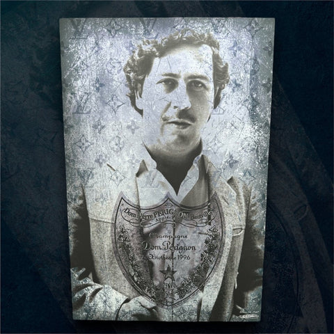 DALUXE ART - Pablo Escobar Artwork XXL (Lifesize) 70 cm - ZipZappa