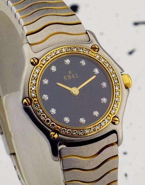 Ebel - Sport classic Wave 18k Bezel&Diamond - Women - 2000-2010 - ZipZappa