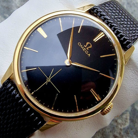 Omega - Tresor - 14K Gold - Gilt Dial - cal.268 - 14715-61 - Men - 1960-1969 - ZipZappa