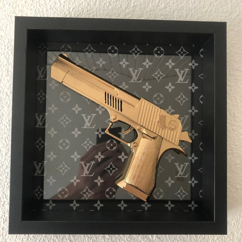 Rob VanMore - Super Shiny Golden war on Louis Vuitton S edition - ZipZappa