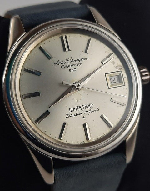 Seiko - "NO RESERVE PRICE" - Champion Calendar 860 Water Proof - Men - 1960-1969 - ZipZappa