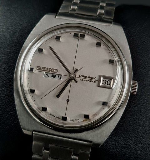 Seiko - "NO RESERVE PRICE" Lord MaticDay Date - 5606-7100 - Men - 1960-1969 - ZipZappa