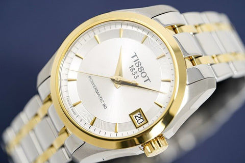Tissot - Automatic Couturier Date Two Tone Steel - T0352072203100 - Women - 2011-present - ZipZappa