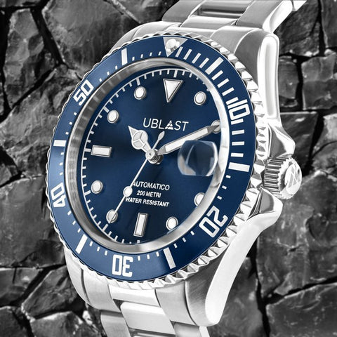Ublast - Diver 20 ATM - UB2D4012BU - Men - New - ZipZappa